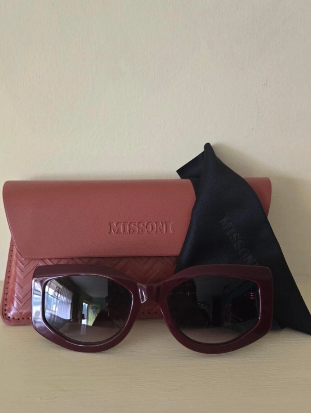Missoni Women's Sunglasses MIS0198-S LHF3X 54/19/140 Bordeaux And Teal